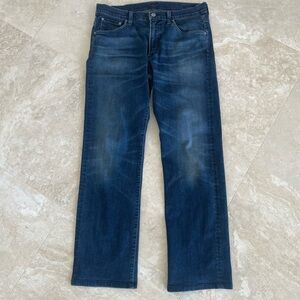 Citizens Of Humanity Dark Blue Straight Jeans Size 33